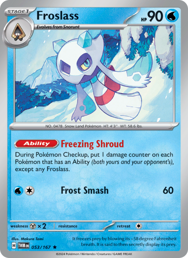 Froslass - Pokémon TCG Card