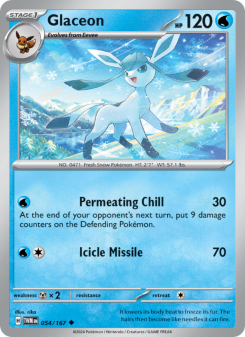 Glaceon - pokemon TCG Card