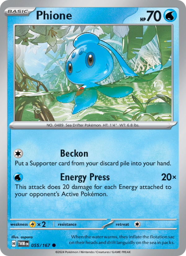 Phione - Pokémon TCG Card