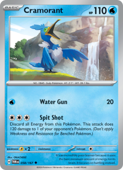 Cramorant - pokemon TCG Card