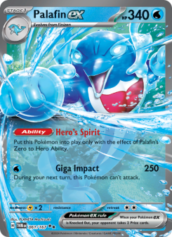 Palafin ex - pokemon TCG Card