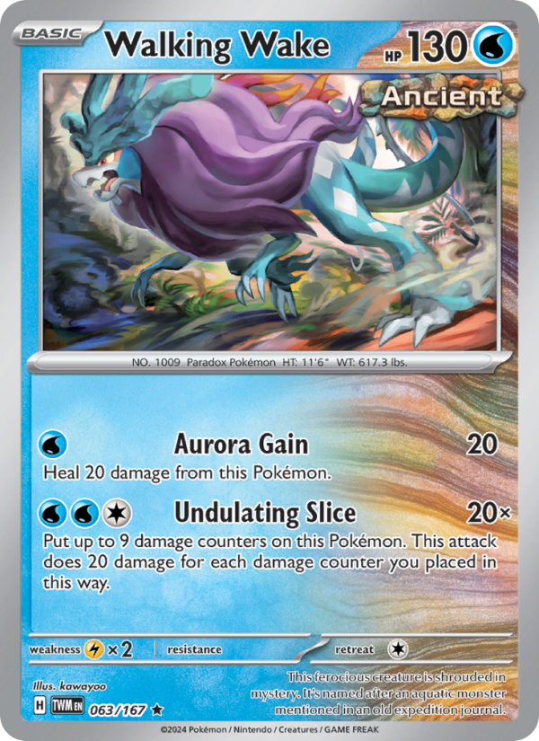 Walking Wake - Pokémon TCG Card