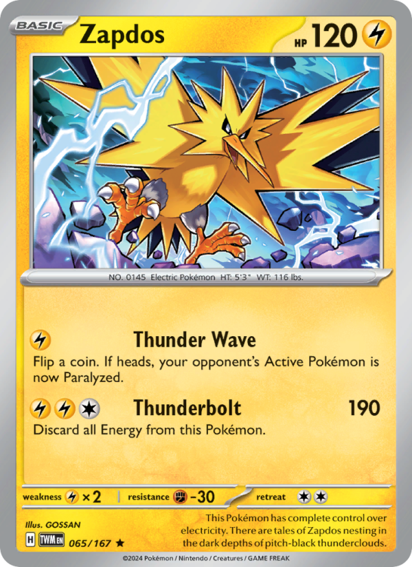 Zapdos - Pokémon TCG Card