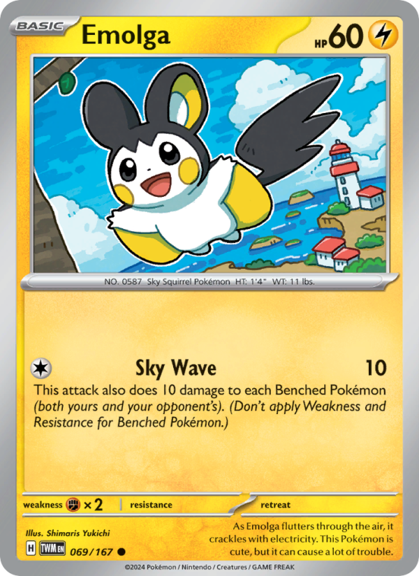 Emolga - Pokémon TCG Card