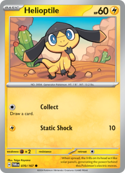 Helioptile - pokemon TCG Card