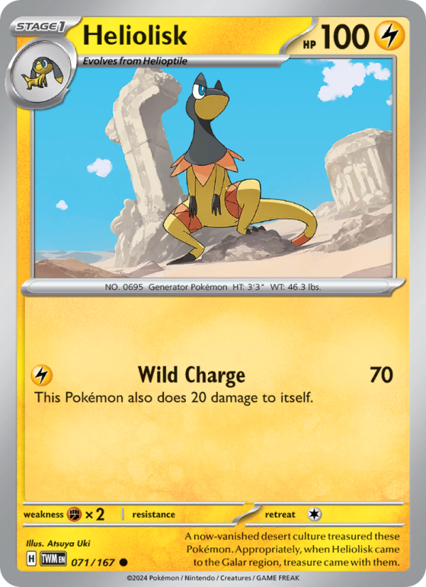 Heliolisk - Pokémon TCG Card
