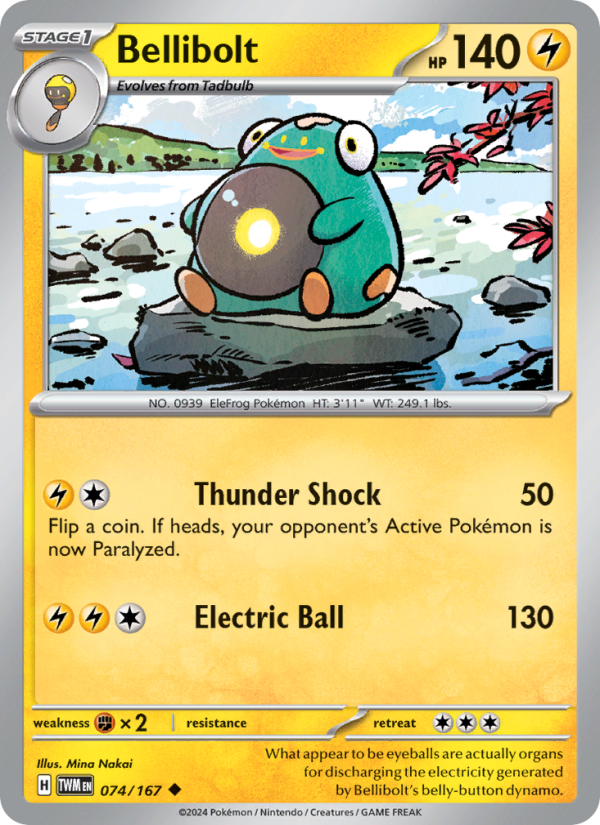 Bellibolt - Pokémon TCG Card