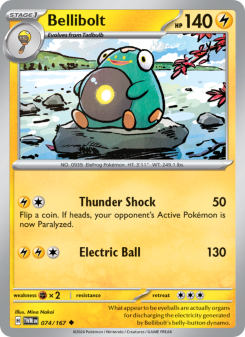 Bellibolt - pokemon TCG Card