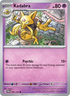 Kadabra - pokemon TCG Card