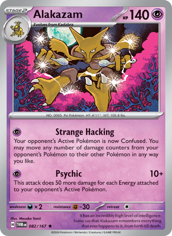 Alakazam - Pokémon TCG Card