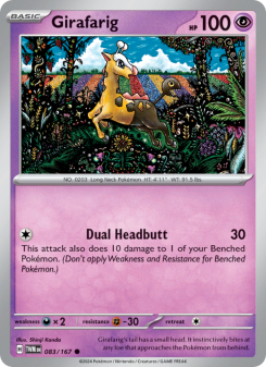 Girafarig - pokemon TCG Card