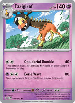 Farigiraf - pokemon TCG Card