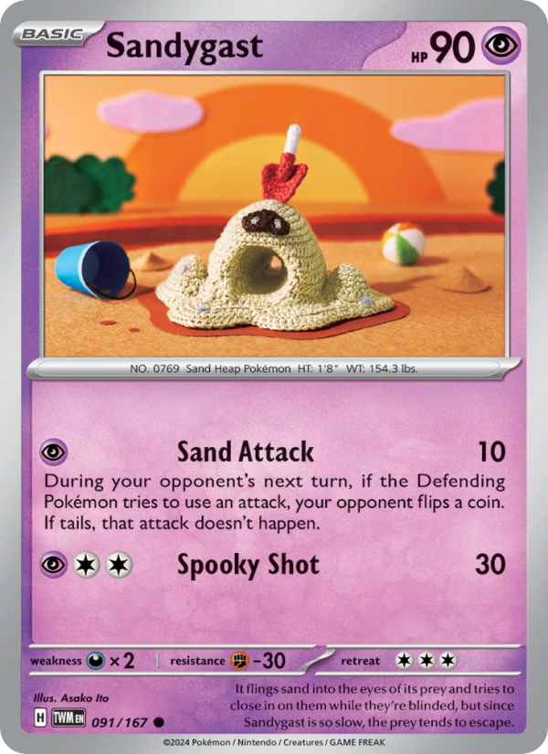 Sandygast - Pokémon TCG Card