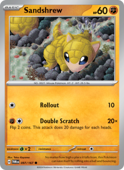 Sandshrew - pokemon TCG Card