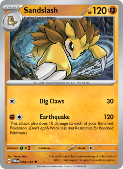 Sandslash - pokemon TCG Card