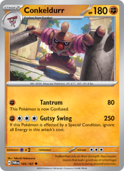 Conkeldurr - pokemon TCG Card