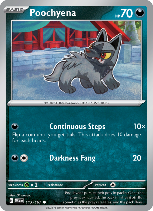 Poochyena - Pokémon TCG Card