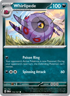 Whirlipede - pokemon TCG Card