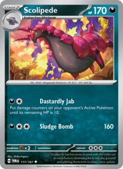 Scolipede - pokemon TCG Card