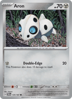 Aron - pokemon TCG Card