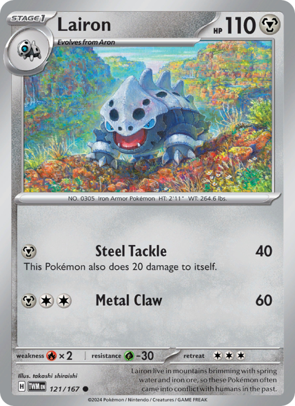 Lairon - Pokémon TCG Card