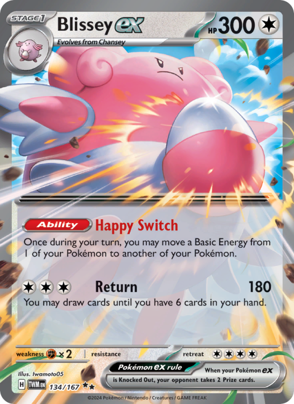 Blissey ex - Pokémon TCG Card