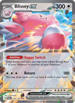 Blissey ex - pokemon TCG Card
