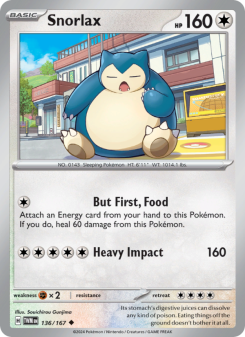 Snorlax - pokemon TCG Card
