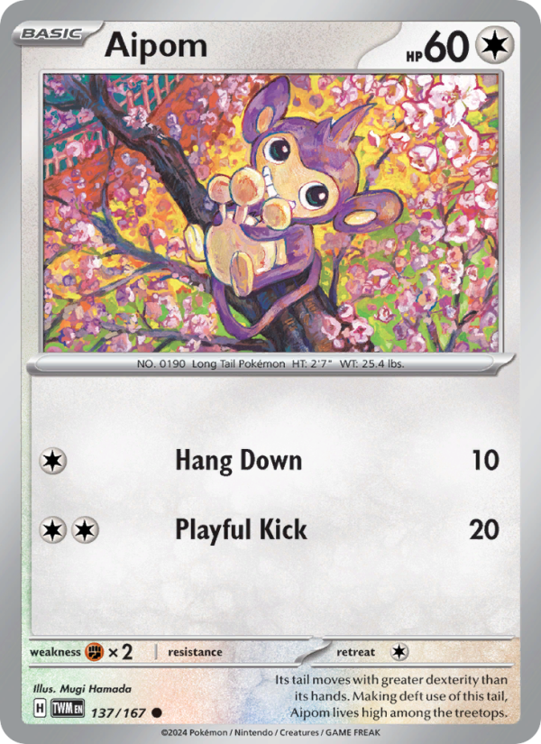 Aipom - Pokémon TCG Card