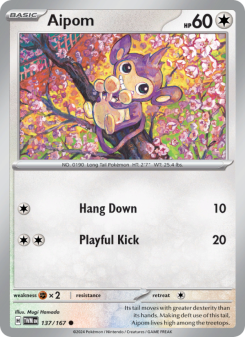 Aipom - pokemon TCG Card