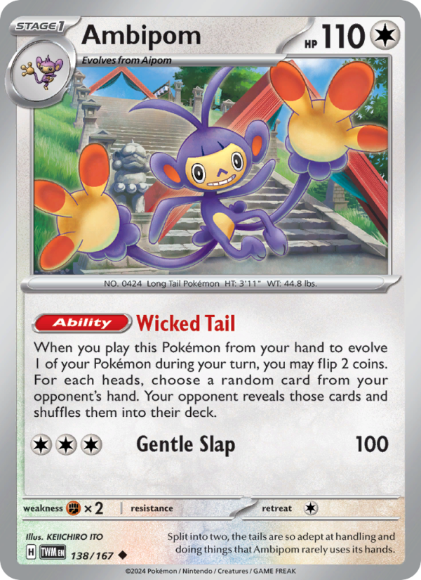 Ambipom - Pokémon TCG Card