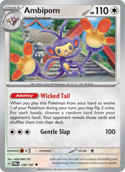 Ambipom - pokemon TCG Card
