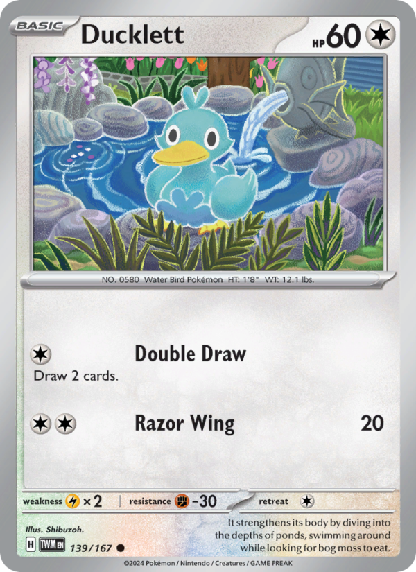 Ducklett - Pokémon TCG Card