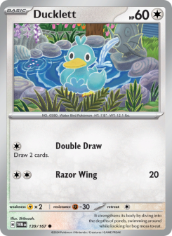 Ducklett - pokemon TCG Card