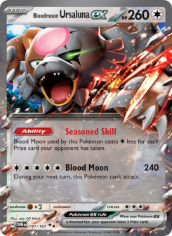 Bloodmoon Ursaluna ex - pokemon TCG Card