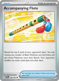 Accompanying Flute - pokemon TCG Card