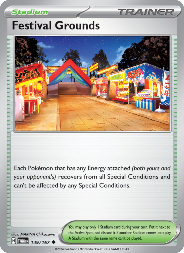 Festival Grounds - Pokémon TCG Card