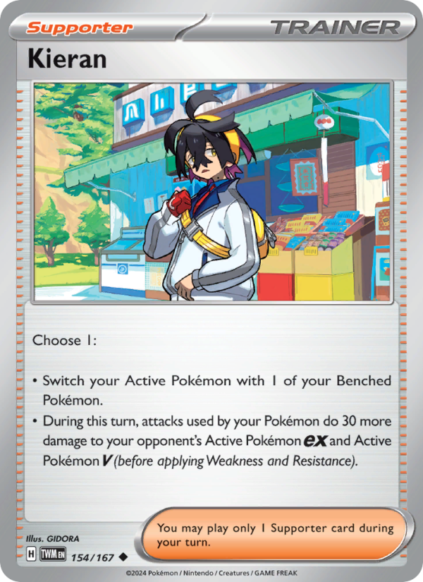 Kieran - Pokémon TCG Card