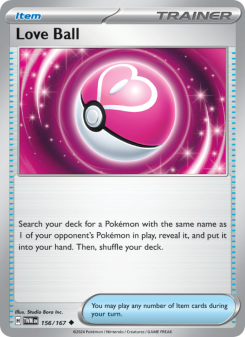 Love Ball - pokemon TCG Card
