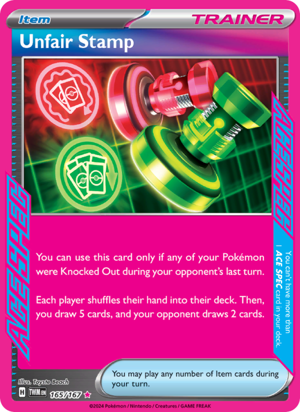Unfair Stamp - Pokémon TCG Card