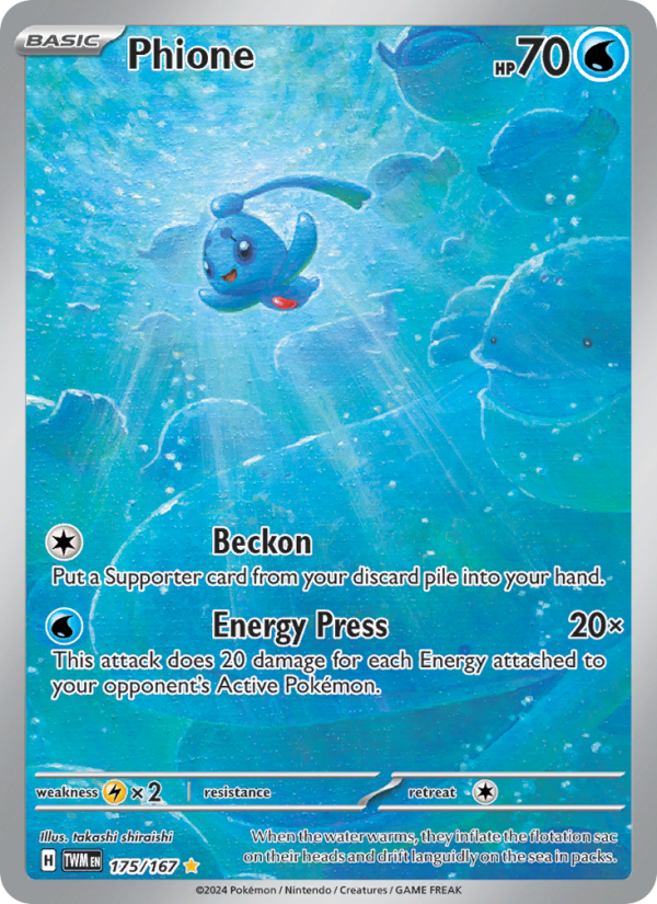 Phione - Pokémon TCG Card