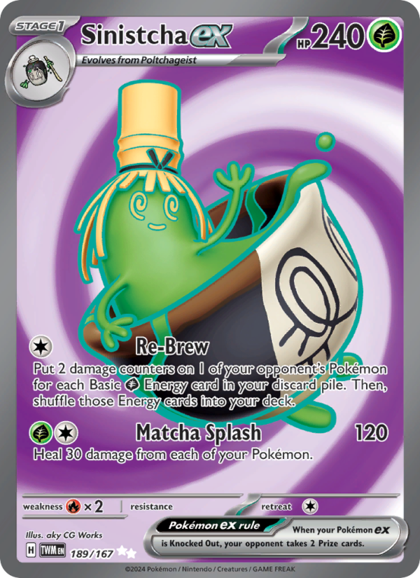 Sinistcha ex - Pokémon TCG Card