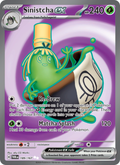 Sinistcha ex - pokemon TCG Card