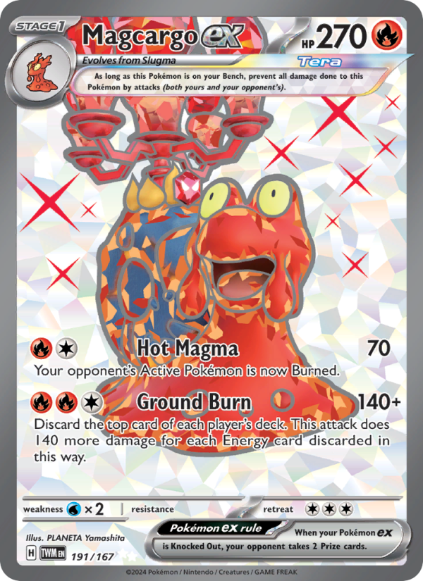 Magcargo ex - Pokémon TCG Card