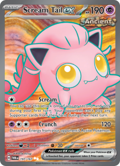 Scream Tail ex - pokemon TCG Card