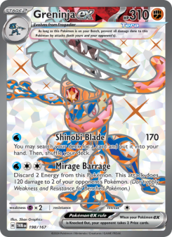 Greninja ex - pokemon TCG Card
