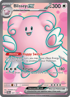 Blissey ex - pokemon TCG Card