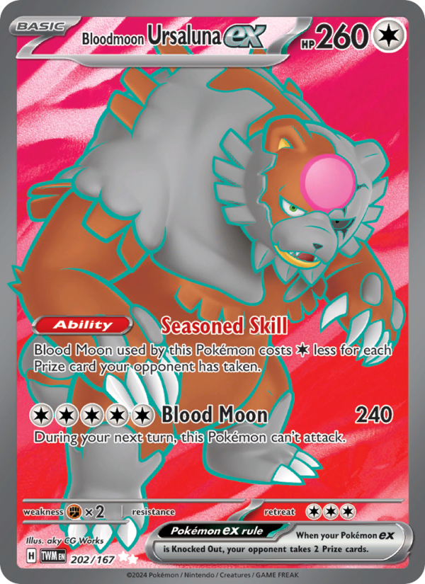 Bloodmoon Ursaluna ex - Pokémon TCG Card