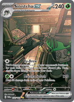 Sinistcha ex - pokemon TCG Card