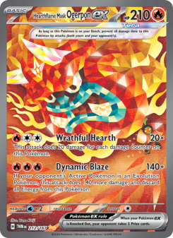 Hearthflame Mask Ogerpon ex - pokemon TCG Card